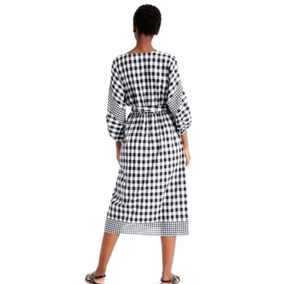 J. CREW Tie-waist Button-Front Dress - Picture 4 of 16